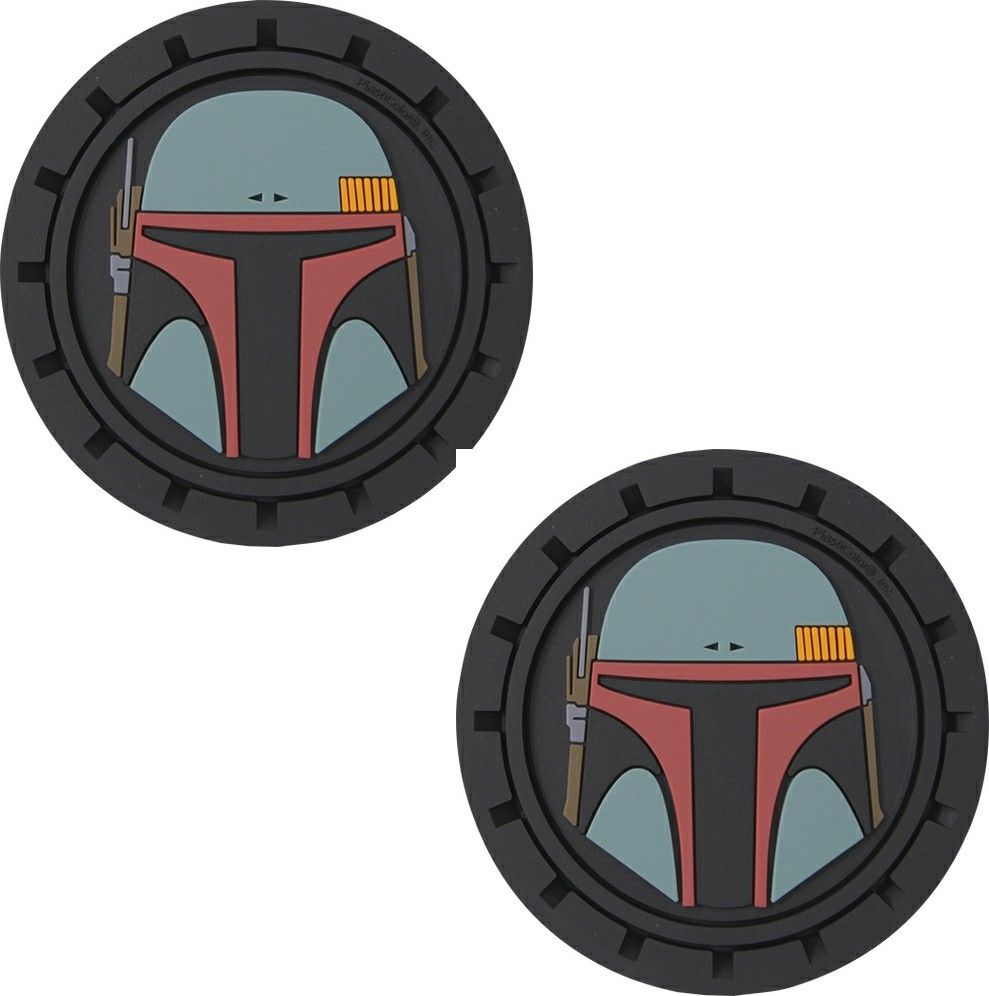 Plasticolor Star Wars Boba Fett Cup Holder Coaster Inserts - Click Image to Close